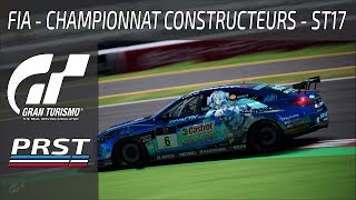 GRAN TURISMO SPORT ST17 CHAMPIONNAT FIA DES CONSTRUCTEURS  LE RETOUR DE LOURS [upl. by Fink]