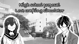 High school proposing love crafting simulator concept [upl. by Larrisa]