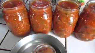 How To Make Yummy Salsa For Canning or Freezing 2 Recipes to Choose From [upl. by Anita]