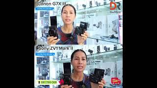 Canon G7x III Vs Sony ZV1M2 [upl. by Linnie294]