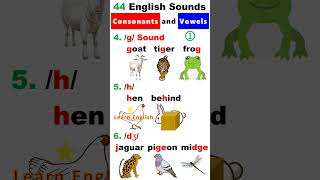 44 English Sounds 1  Consonants and Vowels [upl. by Ikey]