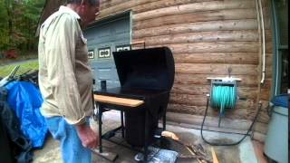 Rocket Stove Grill cooking some Steaks A follow up of quotRocket Stove to Grill Fabricationquot [upl. by Halbert849]