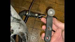 Dyna Wide Glide  Footage support and Rear Brake Pushrod install [upl. by Bernadine]