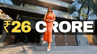 👠 Touring a ₹260000000 DELHI’s Luxurious 800 sq yd Builder Floor with Private LIFT [upl. by Aowda949]