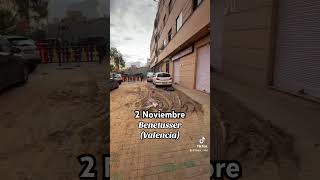 Intentamos achicar agua de garajes dana inundacion valencia catastrofe ayuda vlog emergencia [upl. by Amehsyt]