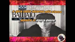 Franco Battiato Voglio vederti danzare KARAOKE FAIR USE [upl. by Eadahs]