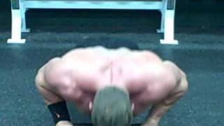 Block Pushups elevated alternating plyometric BODYWEIGHT 290LBS [upl. by Anselmo]