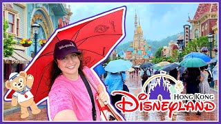 Rainy Day at HONG KONG DISNEYLAND June 2024 [upl. by Riebling]