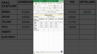 Excel Formül Hatalarını Gizleme shorts [upl. by Naletak]