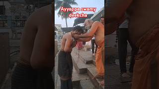 Ayyappa swamy maladharanam youtubeshorts [upl. by Guenevere962]