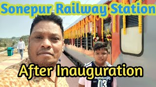 Sonepur Railway Station BalangirKhordha Road Railway Line Project [upl. by Eenttirb]