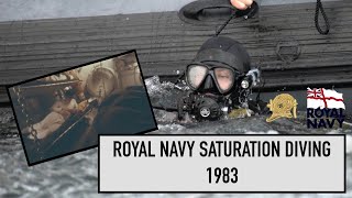 Royal Navy Saturation diving informational video from 1983 [upl. by Olimpia687]