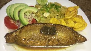 🐟PESCADO AL HORNO♨️ Una deliciosa receta Manabita🍲🥘🇪🇨 pescado [upl. by Errised484]