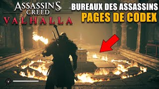 ASSASSINS CREED VALHALLA  EMPLACEMENT DES PAGES DE CODEX Bureau de Ceux quon ne voit pas [upl. by Kohler]