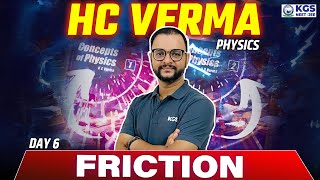 HC Verma Physics  Friction  Day 6  NEETJEE Main Physics  by RG Sir [upl. by Shaffert201]