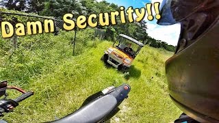 Supermoto Adventures  Security Kicking Me Out [upl. by Yhtnomit]