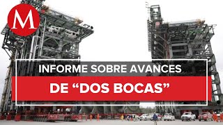 Refinería de Dos Bocas tiene avance físico de 96 y financiero de más de 235 mil mdp Nahle [upl. by Erdeid]