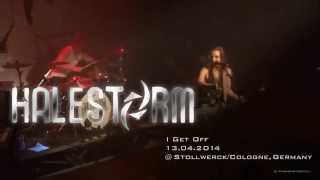 HALESTORM LIVE I GET OFF HD SOUND CologneStollwerck13 04 2014 [upl. by Akinak372]