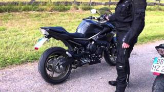 Yamaha XJ6 Leovince vs Fresco [upl. by Atiuqan]