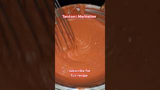 Tandoori Marination tandoorirecipe shots shotsfeed shortsvideo shortvideo [upl. by Anniahs]