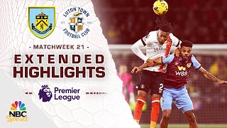 Burnley v Luton Town  PREMIER LEAGUE HIGHLIGHTS  1122024  NBC Sports [upl. by Roxine]