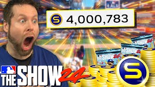 I bought 4 MILLION STUBS on MLB the show 24 [upl. by Cowden417]