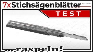 7 Stichsägenblätter ReciprosägeStichsäge Gipsfaser Holz bearbeiten  Eigenbau MrDitschy [upl. by Anileda612]