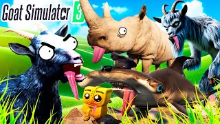 LOS DESAFIOS IMPOSIBLES DE LA CABRA  GOAT SIMULATOR 3 DLC [upl. by Rhiana819]