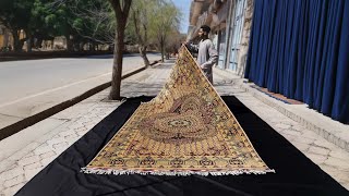 8x12 Pale Gold Peacock Rug  Exquisite Elegance from Balkh Afghanistan [upl. by Chapell757]