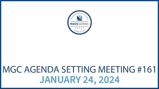 MGC Agenda Setting Meeting – January 24 2023 [upl. by Ardenia]