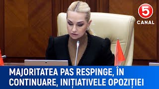 Majoritatea PAS respinge în continuare inițiativele opoziției [upl. by Euqinu]