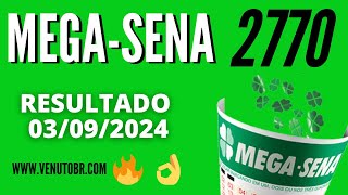 🍀 Resultado MegaSena 2770 [upl. by Tamiko]