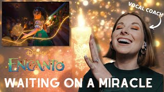 Danielle Marie reacts to Encantos Waiting on a Miracle [upl. by Alexandria597]