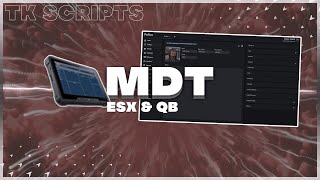 FiveM MDT Script Police amp EMS  tkmdt [upl. by Elokcin]