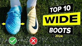 Best football boots for WIDE feet 2024 [upl. by Marlie888]