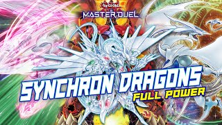 Master Duel  Synchron Dragons deck tutorial combo full boss and Supernova 8k ATK  Step by Step [upl. by Arlena]