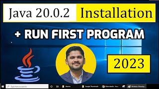 How to Install Java JDK 2002 on Windows 10  Updated 2023 [upl. by Maidel]