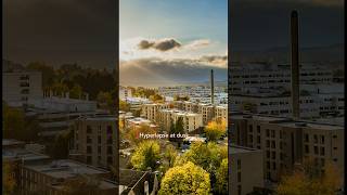 Hyperlapse at dusk short djimini3pro drone Oxford sunset [upl. by Ezri]