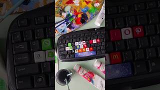 customised keyboard part 16 art acrylic drawing acrylicpaint artist acrylicpainting painting [upl. by Aliakim]