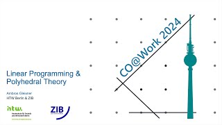 Linear Programming amp Polyhedral Theory [upl. by Alayne]