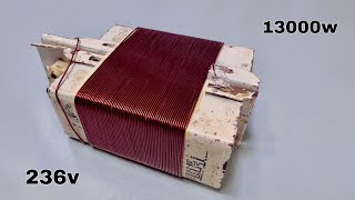 How to rewind 2 transformers into 13kw most powerful generator [upl. by Hasseman872]