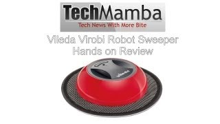 Techmambacom  Vileda Virobi Robot Sweeper Review [upl. by Hanzelin]