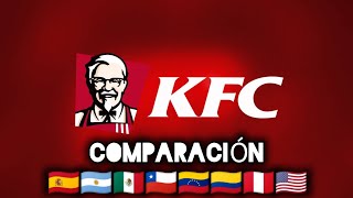 KFC ESPAÑA VS ARGENTINA VS MÉXICO VS CHILE VS VENEZUELA VS COLOMBIA VS PERÚ VS ESTADOS UNIDOS [upl. by Novar361]