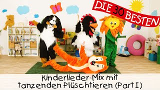 🎶 KinderliederMix mit tanzenden Plüschtieren Part I  Singen Tanzen und Bewegen  Kinderlieder [upl. by Church]