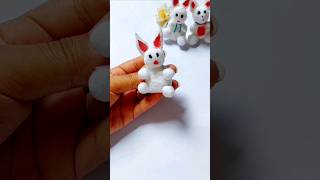 handmade cute doll 🐰🐭 🐺🦊 cotton doll diy doll creative handmade craft short viralvideo [upl. by Nahshon]