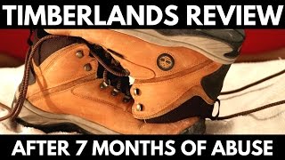 Timberlands after 7 months of wear  A product review [upl. by Ilenna]