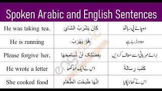 Arabic Sentences in English and Urdu Translation  35 Sentences for Beginners [upl. by Einafets]