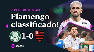 PALMEIRAS TEM GOL ANULADO E FLAMENGO SE CLASSIFICA PALMEIRAS 1 X 0 FLAMENGO  COPA BETANO DO BRASIL [upl. by Dnar]