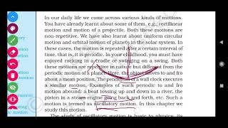 CH14 OSCILLATIONS 141 INTRODUCTION CLASS 11 NCERT PHYSICS oscillatorymotion periodicmotion [upl. by Vowel]