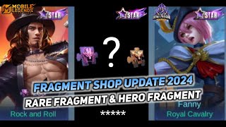 DECEMBER FRAGMENT SHOP UPDATE  FRAGMENT BULAN DESEMBER 2024  FANNY STARLIGHT  MOBILE LEGENDS [upl. by Sawyer]